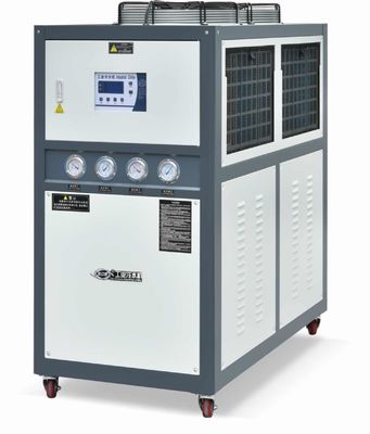JLSF-8HP เครื่องเย็นน้ําเย็นด้วยอากาศ พร้อมควบคุม PLC ด้วยไมโครโปรเซสเซอร์