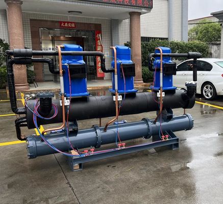 JLSK-75HP เครื่องทําความเย็นแบบสกรอลเย็นด้วยน้ํา สําหรับหุ่นยนต์ การพิมพ์ 3 มิติ มีใบรับรอง CE