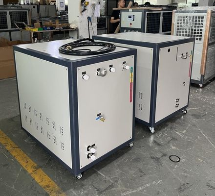 JLSS-5AD IP54 เครื่องทําความเย็นน้ํากันระเบิด เครื่องทําความเย็นอุตสาหกรรมที่ทําความเย็นด้วยน้ํา 380V 50Hz