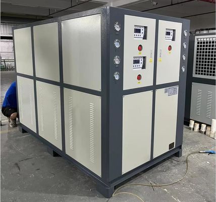 JLSS-60HP เครื่องทําความเย็นอุตสาหกรรมขนาดใหญ่ที่ทําความเย็นด้วยน้ํา พร้อมระบบควบคุม 3 ระบบ PLC