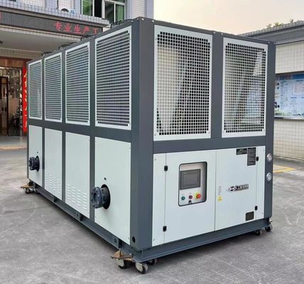 JLSF-90A เครื่องเย็นสกรูเย็นด้วยอากาศ R22 R407C R134a เครื่องเย็นน้ําอุตสาหกรรม