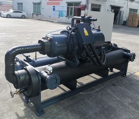 JLSW-115D เครื่องเย็นสกรูเย็นด้วยน้ํา พร้อมเครื่องควบคุมไมโครโปรเซสเซอร์ PLC