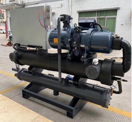 JLSW-40D เครื่องทําความเย็นที่ทําความเย็นด้วยน้ําแบบสกรู สําหรับอุปกรณ์ทําความเย็นที่เก็บรักษาความเย็น