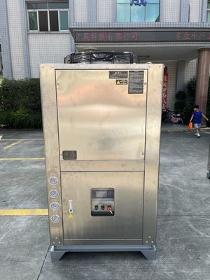 JLSB-20HP เครื่องทําน้ําเย็นจากสแตนเลส เครื่องทําน้ําเย็นแบบสกรอลอุตสาหกรรม สําหรับอุปกรณ์ยา