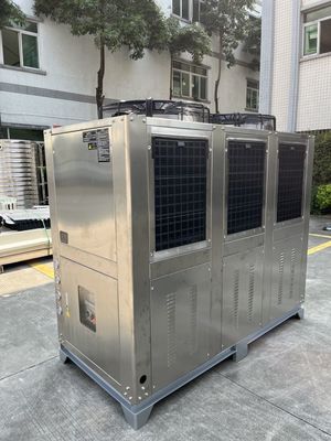 JLSB-20HP เครื่องทําน้ําเย็นจากสแตนเลส เครื่องทําน้ําเย็นแบบสกรอลอุตสาหกรรม สําหรับอุปกรณ์ยา
