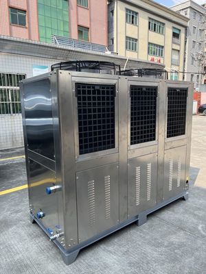 JLSB-20HP เครื่องทําน้ําเย็นจากสแตนเลส เครื่องทําน้ําเย็นแบบสกรอลอุตสาหกรรม สําหรับอุปกรณ์ยา