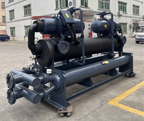 JLSW-200D 60dB R22 เครื่องเย็นสกรูเย็นด้วยน้ํา สําหรับอาคารพาณิชย์ขนาดใหญ่ สะดวกในการบํารุงรักษา