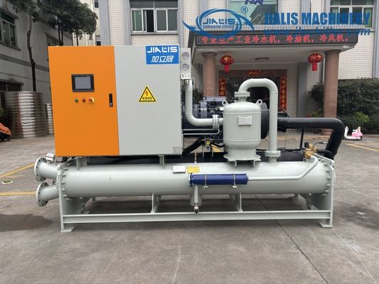 JLSW-170D เครื่องทําความเย็นอากาศต่ํา เครื่องทําความเย็นน้ํากลิกอลแบบสกรู