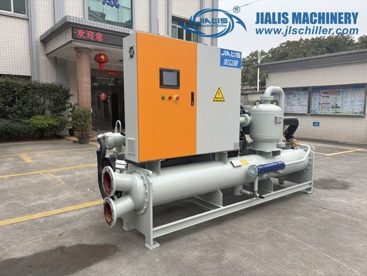 JLSW-170D เครื่องทําความเย็นอากาศต่ํา เครื่องทําความเย็นน้ํากลิกอลแบบสกรู