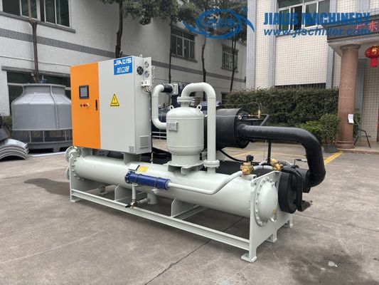 JLSW-170D เครื่องทําความเย็นอากาศต่ํา เครื่องทําความเย็นน้ํากลิกอลแบบสกรู