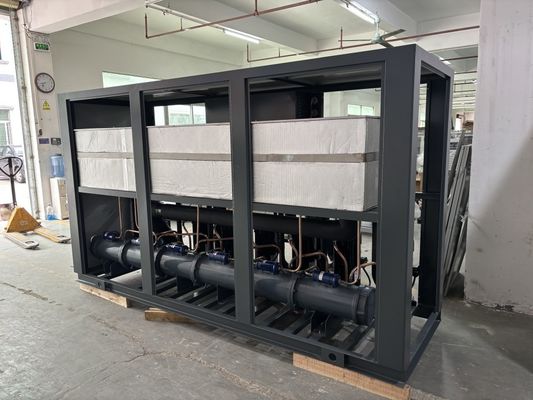 50TR R407C เครื่องทําความเย็นน้ํา-เย็นน้ํา-เย็นสําหรับการทําความเย็นที่ดีที่สุดในอุตสาหกรรมขนาดใหญ่