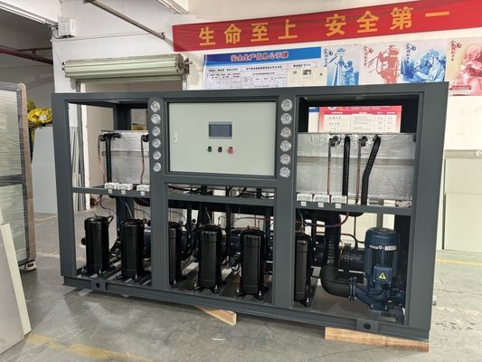 50TR R407C เครื่องทําความเย็นน้ํา-เย็นน้ํา-เย็นสําหรับการทําความเย็นที่ดีที่สุดในอุตสาหกรรมขนาดใหญ่
