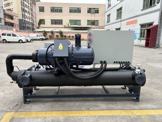เครื่องทําความเย็นด้วยน้ํา ขนาด 59.5m3/h กระแสความเย็น 5-35.C ระยะอุณหภูมิ 380-415V พลังงาน