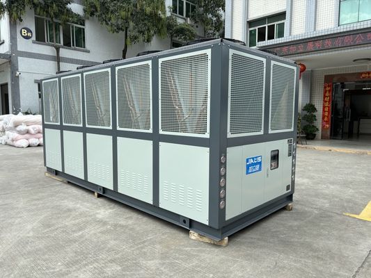 JLSF-125HP เครื่องทําความเย็นแบบสกรอลขนาดใหญ่ ที่ทําความเย็นด้วยอากาศ เครื่องทําความเย็นอุณหภูมิคงที่