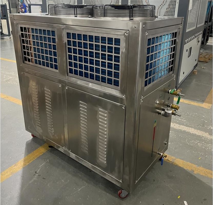 JLSB-8HP PLC สแตนเลส ชิลเลอร์น้ํา แบบม้วน สําหรับการแปรรูปอาหาร