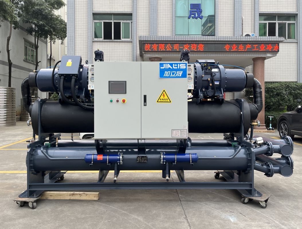 JLSW-200D 60dB R22 เครื่องเย็นสกรูเย็นด้วยน้ํา สําหรับอาคารพาณิชย์ขนาดใหญ่ สะดวกในการบํารุงรักษา